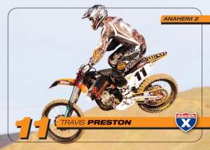 Get your FREE Travis Preston trading card in the Anaheim pits this weekend!