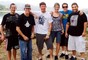 Travis Pastrana and all his crazy friends, but not his crazy dad.