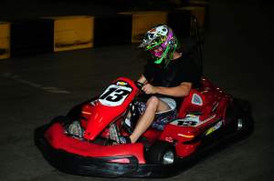 Sean Borkenhagen at the Racer X Kart Night