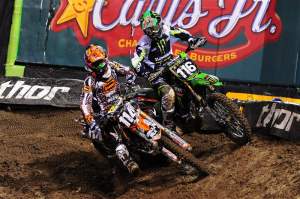 Ryan Morais (116) eventually worked his way around Brayton (114) for second. It was the second PC 1-2 of the year at Anaheim.