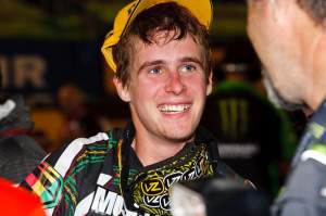 Hahn was all smiles after his podium in Jacksonville