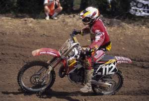 Stephane first rode for Honda of Troy before the team went blue