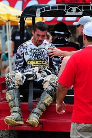 Dan Reardon was having a banner year in the 450s before crashing and injuring his shoulder.