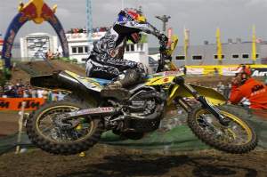 Ken Roczen became the youngest rider ever to win a GP with a 2-2 score at 15 years of age.
