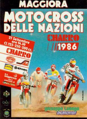 The '86 Motocross des Nations was in Maggiora, Italy