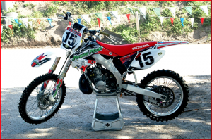 Head to TwoStrokeMotocross.com for more on this custom CR250.