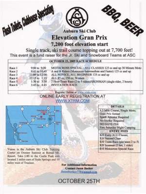 Race the Elevation Grand Prix Sunday at the Auburn Ski Club