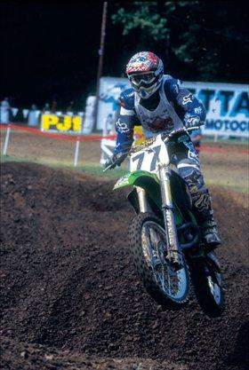 Andy Bowyer and his KX250