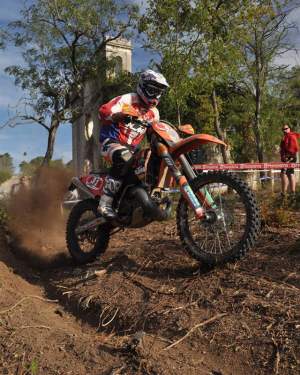 Kurt Caselli currently sits in 7th place in the overall ISDE standings.