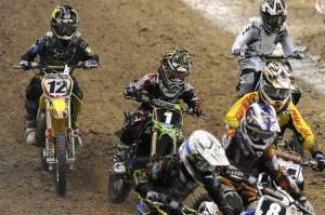 Adam Cianciarulo (1) didn't get the best of starts on night two.