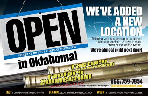 Factory Connection Now Open in Oklahoma
