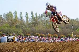 Tommy Searle was the second MX2 rider in seventh overall, behind Josh Coppins in sixth.