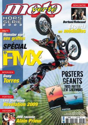 Moto Verte Freestyle special issue. Inside, 2 beautiful posters of Levi Sherwood and Todd Potter. 