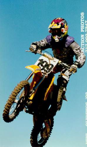 Travis Pastrana was a regular presence at the front of the amateur pack.