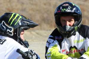 Carmichael and McGrath, the two greatest supercross racers ever.