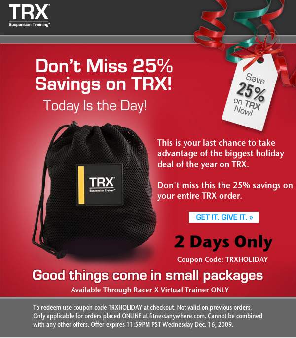 TRX Special Offer