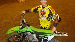 Crockard and his hybrid KX250.