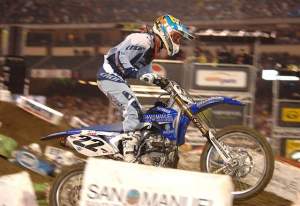 Chad Reed was the first rider to win with Hammerhead’s holeshot device.