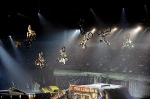How many riders can you count in the air in this shot?