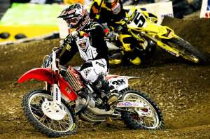 Oklahoma's Trey Canard is on the verge of a win in the big-bike class.
