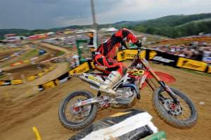 Brett Metcalfe grabbed his first podium overall finish in the 450cc class at High Point.