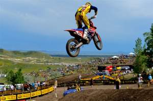 Ben Townley landed his first 450cc podium overall of the season.