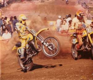 Hangtown 1980, 250 National MX, 1980 YZ 250, and the other guy is Kent Howerton
