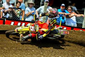 Ryan Dungey continued his streak at Unadilla, going 1-1 for the overall.