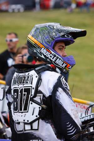 Nick Paluzzi made his AMA Pro debut with the JGR/Muscle Milk/Toyota team last Saturday.