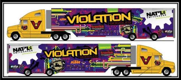 Violation truck