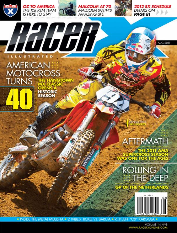 August 2011 Issue - Motocross Magazine - Racer X Illustrated