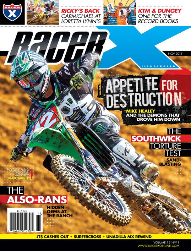 November 2012 Issue - Motocross Magazine - Racer X Illustrated