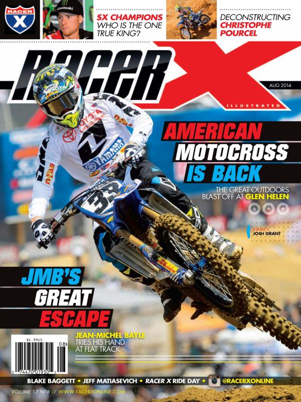 August 2014 Issue - Motocross Magazine - Racer X Illustrated