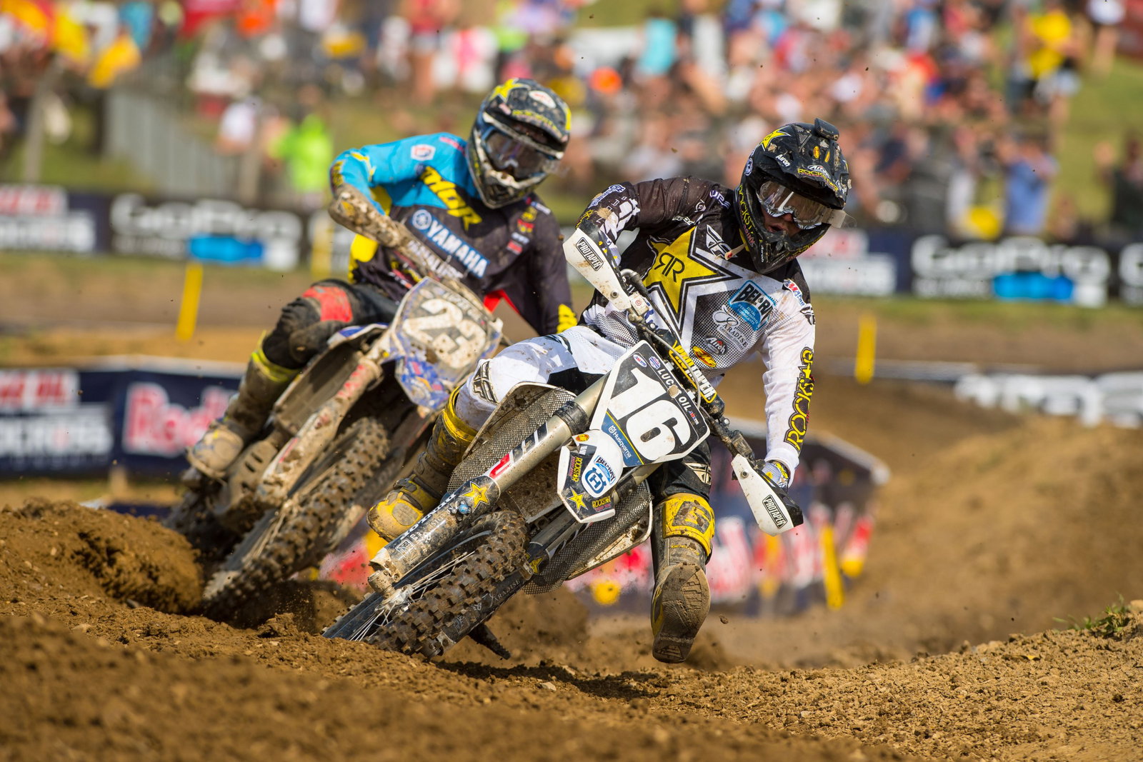Both Aaron Plessinger (23) and Zach Osborne (16) are looking to get on the podium this weekend.