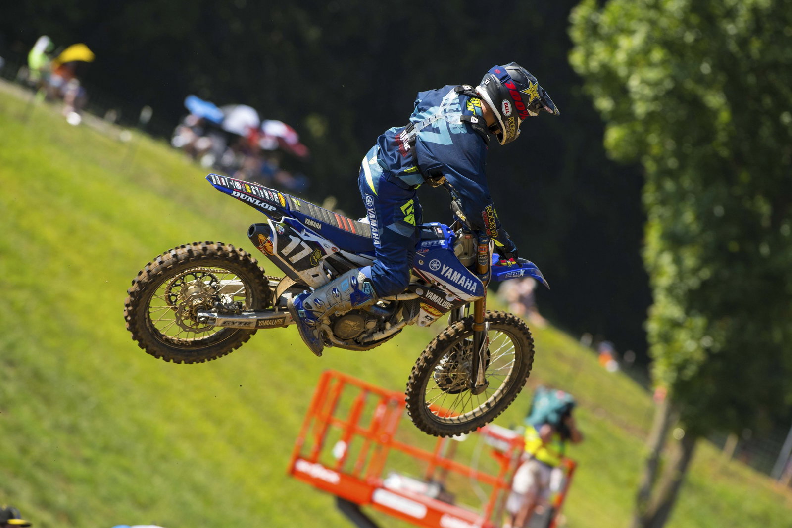 Cooper Webb got his first overall win of 2016 with a superb ride at Muddy Creek, effectively his home round of the series.