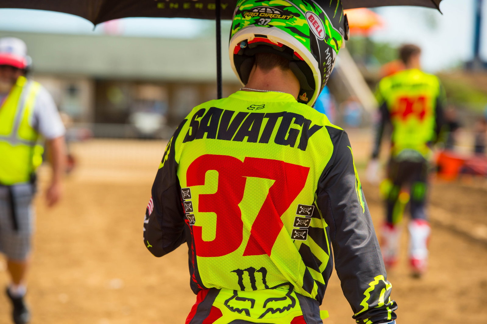 After a second moto crash on Saturday, Joey Savatgy trails Webb in 250MX points.