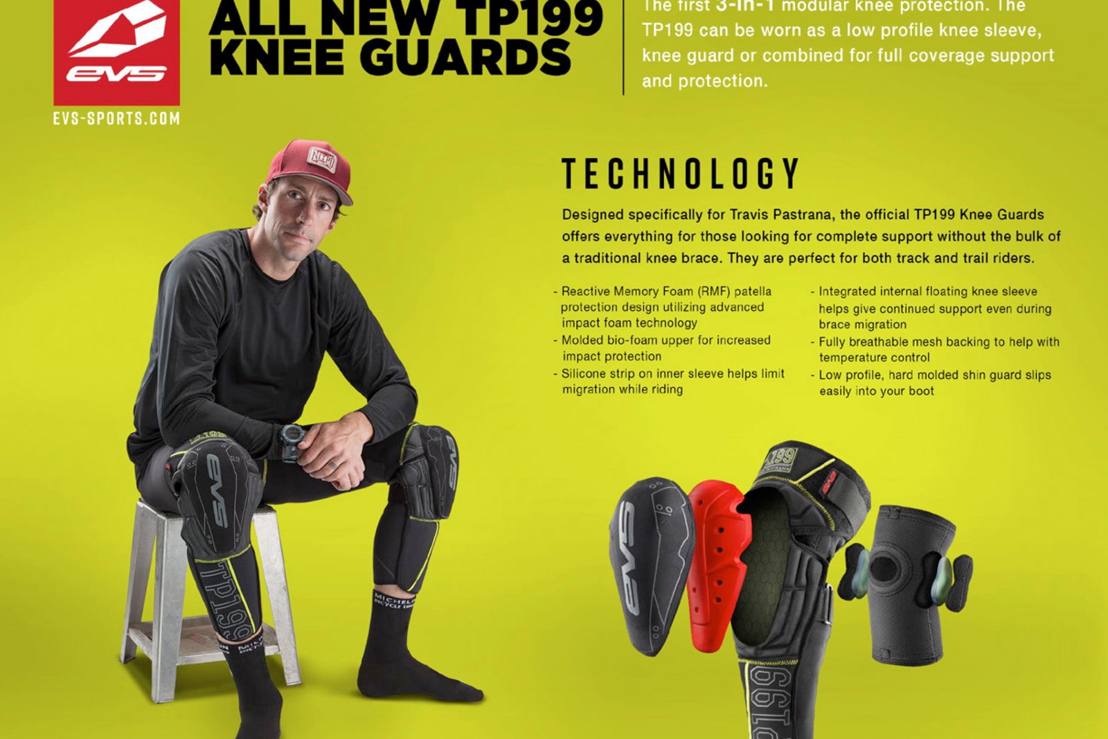 EVS Releases the TP199 Knee Pad - Racer X
