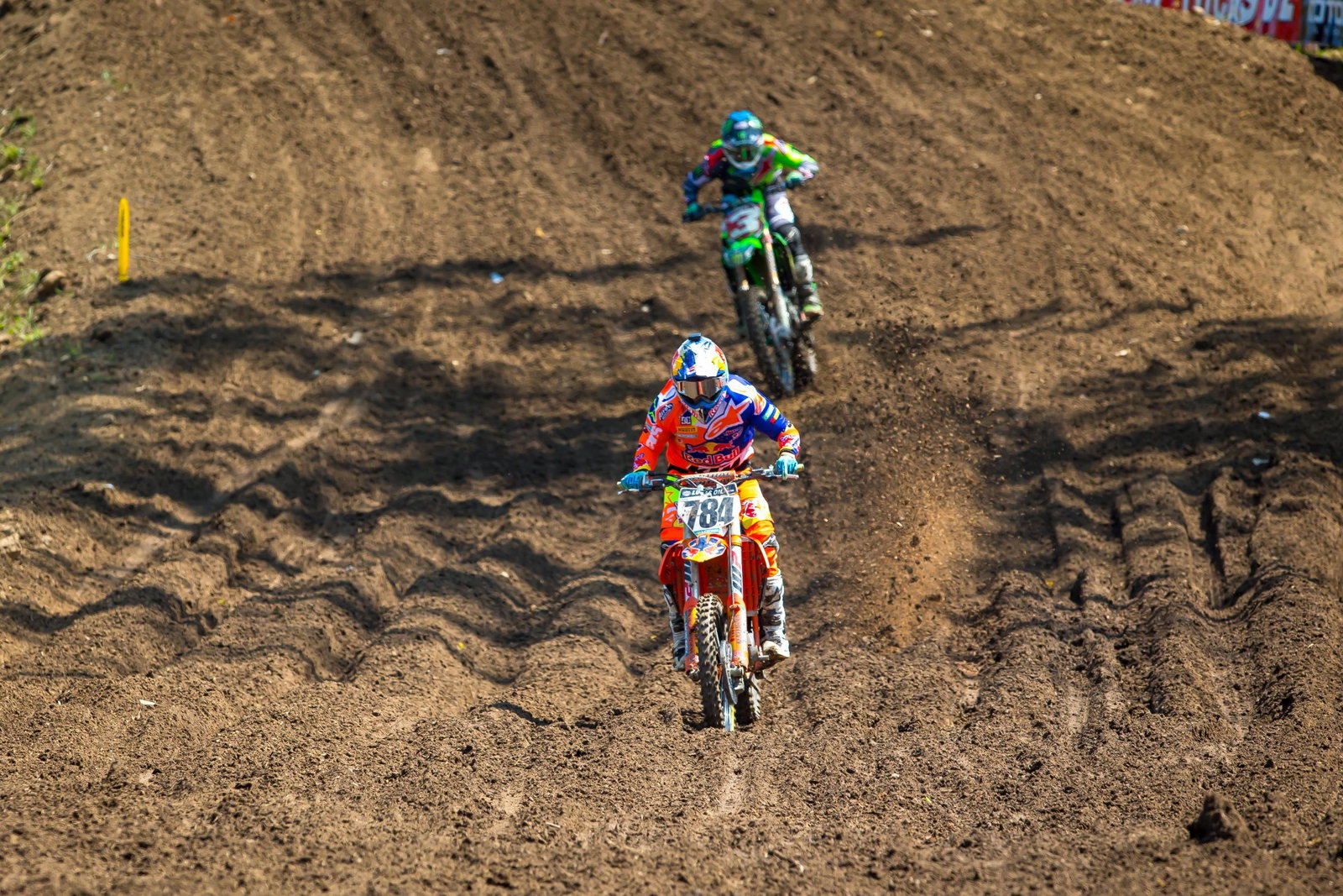 Several riders had their shot at Herlings today. Tomac even admitted that his ego clouded his championship vision a little bit in the first moto.