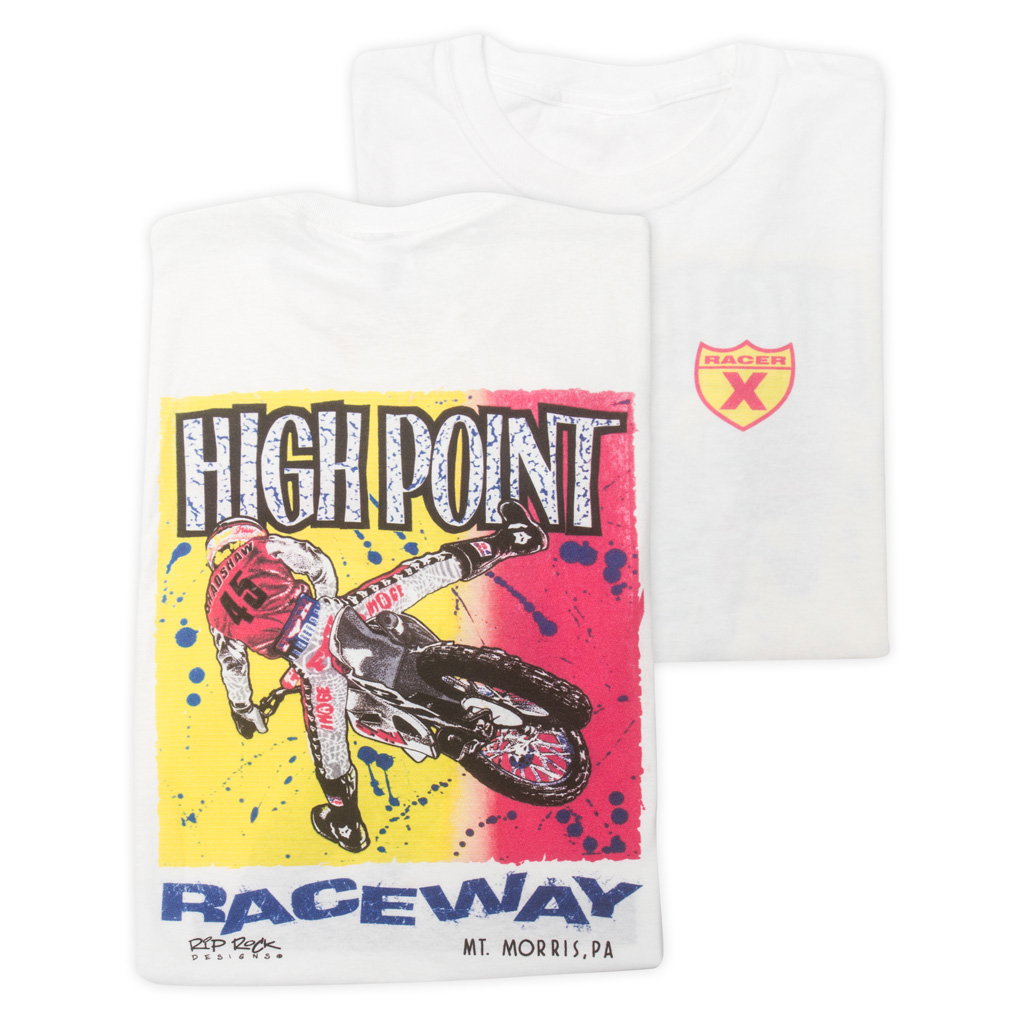 Pre-order the shirt your daddy wore at the races 30 years ago at Racer X Brand.