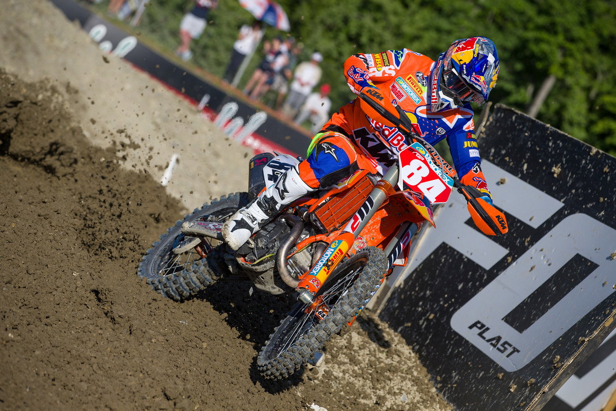 Herlings currently leads the MXGP class in points.