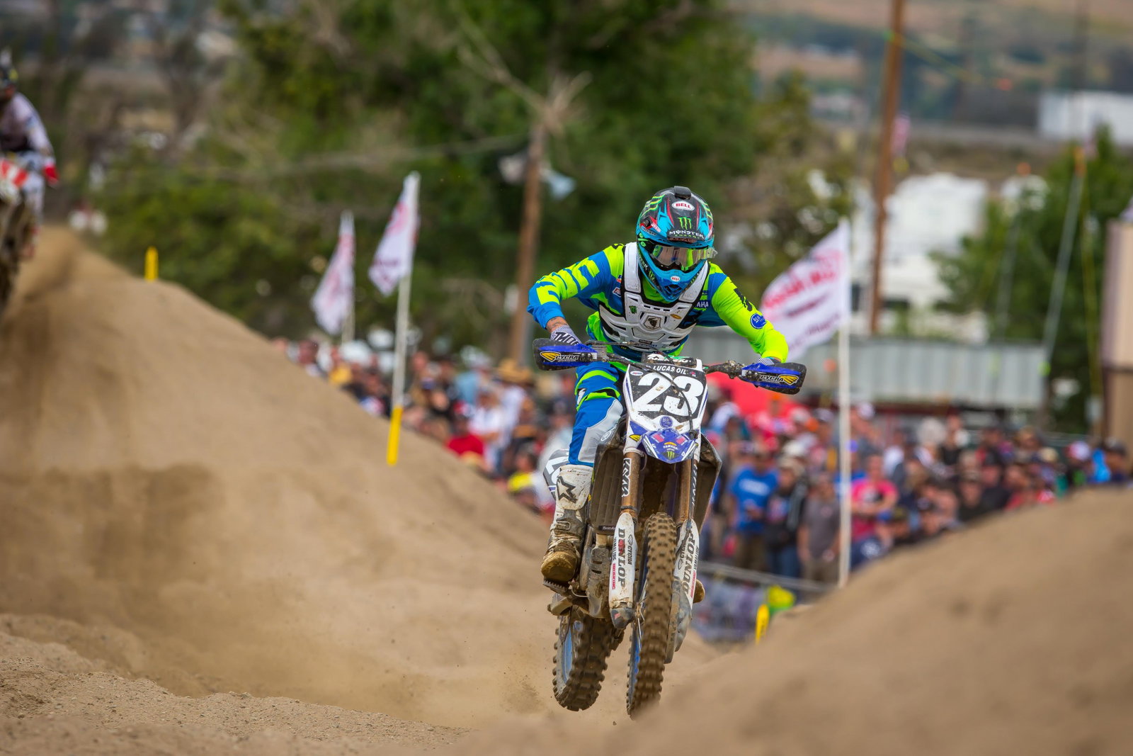 Plessinger is currently tied for first place in points standings with Osborne after 1-1 moto wins at Glen Helen.