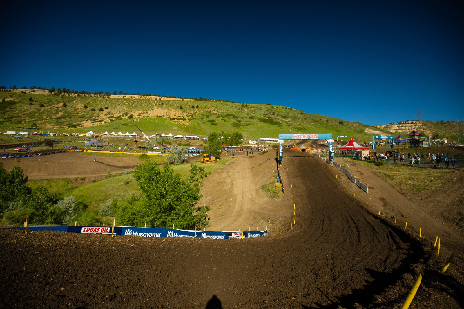 You're either going up, down or off-camber on the Thunder Valley track&mdash;the small straight behind the start is pretty much the only flat spot.