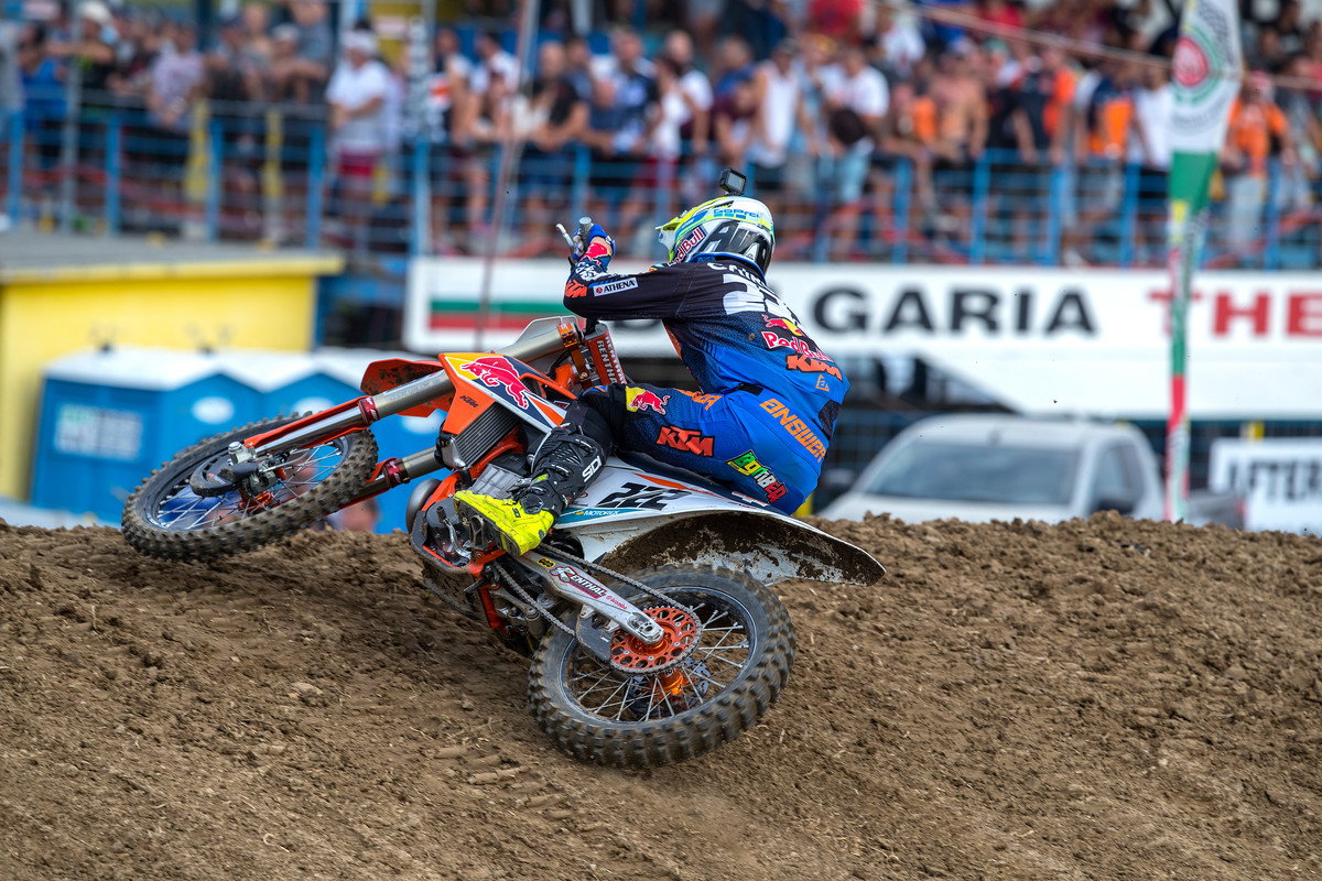 Cairoli sits 73 points behind Herlings with three rounds left in the championship.
