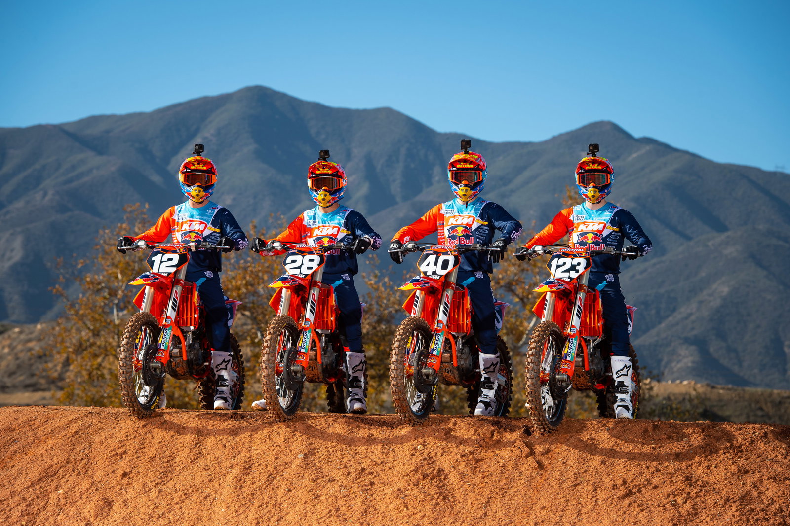 McElrath, Smith, and Cantrell will return to the&nbsp;Troy Lee Designs/Red Bull KTM team and Falk will make his supercross debut.