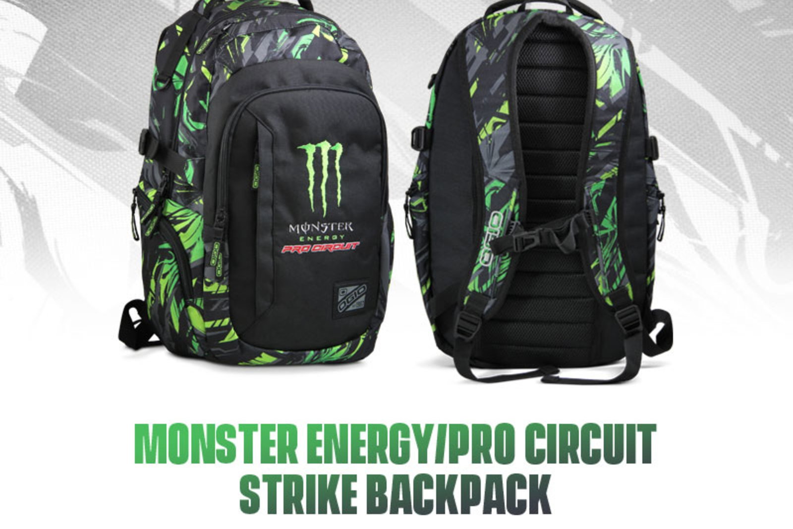 激レア 新品 MONSTER モンスター 蛍光 リュック バックパック Monster Energy/Pro Circuit Strike Backpack Available now - Racer X