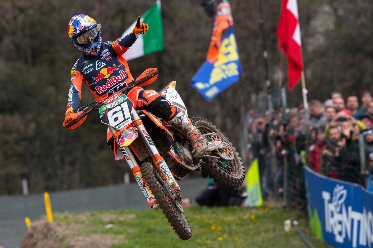 Prado has earned first place in three races but since an injury kept him out of the MXGP of Great Britain, he sits 20 points back of leader Thomas Kjer Olsen.