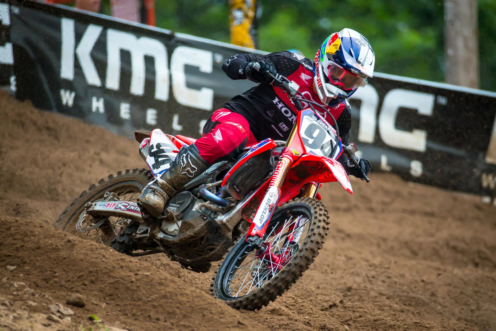 Roczen was fast enough to contend but faded in the second half of both motos. That drops him to third in points behind the surging Musquin.