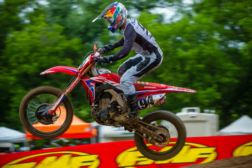 Roczen finished second in the second moto.