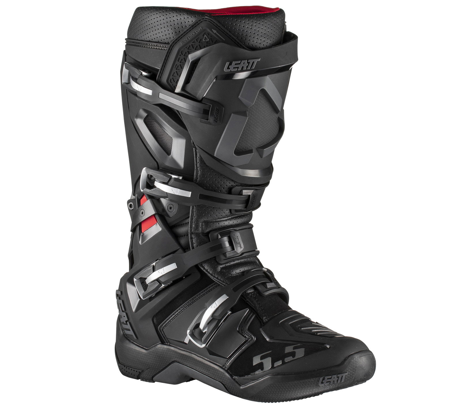 Leatt_Boot_GPX5_5_FlexLock_Black_ISOfront_3020002080c