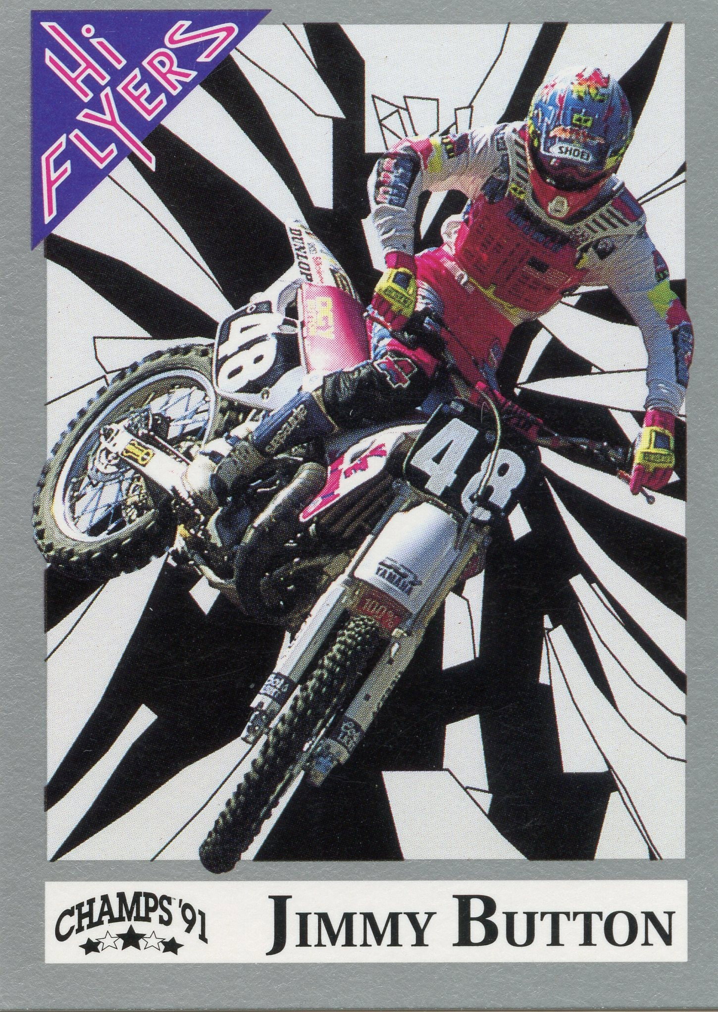 Jimmy Button's 1991 Hi Flyers card.